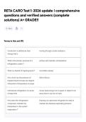  RETA CARO Test 1&colon;  2026 update &vert; comprehensive questions and verified answers &lpar;complete solutions&rpar; A&plus; GRADE&excl;&excl;