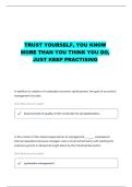 MGMT 310 EXAM 1 QUESTIONS WITH CORRECT ANSWERS