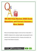 NR 506 EXAM COMPLETE PACKAGE DEAL