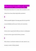 CA Wastewater Grade 3 sample questions and answers&vert; 100&percnt; correct&vert; New 2026