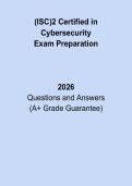 &lpar;ISC&rpar;&sup2; Certified in Cybersecurity &lpar;CC&rpar; Exam Prep &ndash; Comprehensive Study Guide & Practice Questions 2026