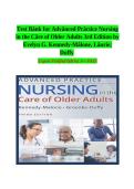 Test Bank Advanced Practice Nursing in the Care of Older Adults 3rd Edition by Evelyn G&period; Kennedy-Malone & Laurie Duffy ISBN 9780826194348 Expert Verified Q&As A&plus; 2026