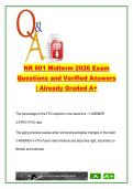NR 601 EXAM COMPLETE PACKAGE DEAL