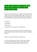 ATI RN MENTAL HEALTH COMPLETE TEST BANK WITH VERIFIED ANSWERS HIGH SCORE READY 2026