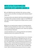 NR546 ACTUAL EXAM PAPER 2026 QUESTIONS WITH ANSWERS GRADED A&plus;