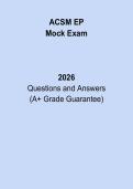 ACSM Exercise Physiologist &lpar;EP&rpar; Mock Exam &ndash; Certification Practice Test 2026