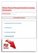 Illinois Physical Therapist Assistant Licensing Examination 2026 &ndash; Complete Exam Preparation Material with Practice Questions and Verified Solutions