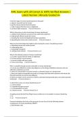 AML Exam with all Correct & 100&percnt; Verified Answers &vert;Latest Version &vert;Already Graded A&plus;
