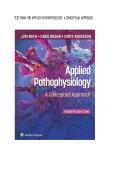 Test bank for Applied Pathophysiology&colon; A Conceptual Approach graded A&plus;