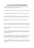 CS 111 QUIZ 1 EXAM QUESTIONS AND ANSWERS