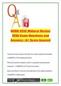 NURS 6550 Midterm Exam &ndash; 400 Questions on Acute Care&comma; Cardiology&comma; Pulmonology&comma; Psychiatry & Critical Care &ndash; 2026