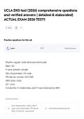 UCLA EKG test &lpar;2026&rpar; comprehensive questions and verified answers &lpar; detailed & elaborated&rpar; ACTUAL EXAM 2026 TEST&excl;&excl;