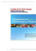 Test Bank For Pediatric Primary Care 6th Edition by Catherine E&period; Burns &comma; Ardys M&period; Dunn &comma; Margaret A&period; Brady &comma; Nancy Barber Starr &comma; Catherine G&period; Blosser &comma; Dawn Lee Garzon Maaks&period;