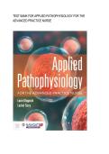 Test bank for Applied Pathophysiology for the Advanced Practice Nurse graded A&plus;