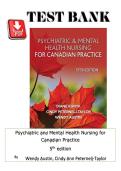 Test Bank&colon; Psychiatric and Mental Health Nursing for Canadian Practice 4th Edition by Wendy Austin&period; All Chapters 1-35&period; Latest Version