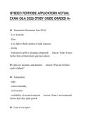 NYSDEC PESTICIDE APPLICATORS ACTUAL EXAM Q&A 2026 STUDY GUIDE GRADED A&plus;