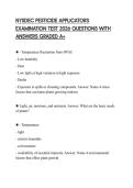 NYSDEC PESTICIDE APPLICATORS EXAMINATION TEST 2026 QUESTIONS WITH ANSWERS GRADED A&plus;