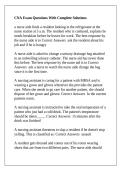 CNA Exam Questions With Complete Solutions