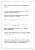 W47&period;1 Newest updated Exam with accurate detailed solutions