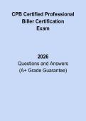 CPB Certified Professional Biller Certification &ndash; Exam Study Guide & Practice Test 2026
