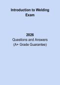Introduction to Welding Exam &ndash; Fundamentals Practice Test & Certification Prep 2026