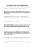 HEB INTERVIEW EXAM QUESTIONS AND ANSWERS