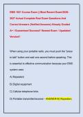 EMS 1021 Course Exam &vert;&vert; Most Recent Exam&sol;2026 2027 Actual Complete Real Exam Questions And  Correct Answers &lpar;Verified Answers&rpar; Already Graded  A&plus; &sol; Guaranteed Success&excl;&excl; Newest Exam &sol; Upadated  Version&excl;&excl; 