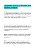 OB HESI FINAL PAPER 2026 QUESTIONS WITH ANSWERS GRADED A