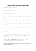 MIBO 3500 EXAM 1 QUESTIONS AND ANSWERS