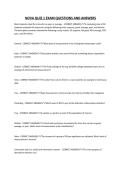 NOVA QUIZ 1 EXAM QUESTIONS AND ANSWERS