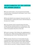 OB HESI EXAMINATION TEST 2026 QUESTIONS WITH ANSWERS GRADED A&plus;
