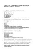 FHCE 3100E EXAM 2 WITH VERIFIED ACCURATE ANSWERS LATEST UPDATED 