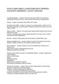 FHCE 3100E EXAM 3 QUESTIONS WITH VERIFIED ACCURATE ANSWERS LATEST UPDATED