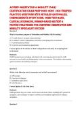 ACVREP ORIENTATION & MOBILITY CERTIFICATION 2026 &vert; COMS TEST BANK&comma; CLINICAL SCENARIOS & VERIFIED PRACTICE QUESTIONS