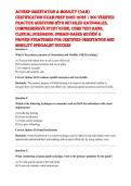 ACVREP ORIENTATION & MOBILITY EXAM 2026 &vert; VERIFIED PRACTICE QUESTIONS&comma; DETAILED RATIONALES & COMS TEST BANK FOR CERTIFICATION SUCCESS