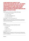 ACVREP O&M CERTIFICATION 2026 &vert; ADVANCED CLINICAL SCENARIOS & COMS TEST BANK REVIEW