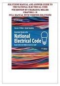 Solutions Manual and Answer Guide to the National Electrical Code &ndash; 9th Edition&comma; Charles R&period; Miller &ndash; Complete Solutions Manual