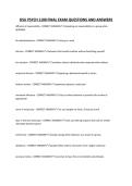 OSU PSYCH 1100 FINAL EXAM QUESTIONS AND ANSWERS&period;