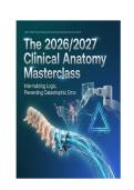 2026&sol;2027 Clinical Anatomy Masterclass&colon; USMLE Step 1 & Surgical High-Yield Q&A Guide &lpar;Gray's 5th Ed&rpar;