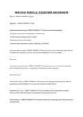 NURS 4417 WEEKS 1&comma;2&comma; 3 QUESTIONS AND ANSWERS