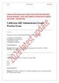California ARF Administrator Exam Prep 2026&colon; Title 22 Verified Questions & Solutions &lpar;Assures Pass&rpar;