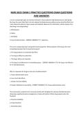 NURS 6015 EXAM 1 PRACTICE QUESTIONS EXAM QUESTIONS AND ANSWERS