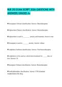 NUR 210 EXAM SCRIPT 2026 QUESTIONS WITH ANSWERS GRADED A&plus;