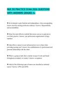NUR 210 PRACTICE EXAM 2026 QUESTIONS WITH ANSWERS GRADED A&plus;