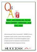 EDKP 448 Exercise Psychology Final Exam 2026 &ndash; 210 Questions with Expert Verified Answers &vert; SDT&comma; TPB&comma; HAPA&comma; TTM & COM-B