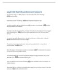 psych 310 Exam3 questions and answers 