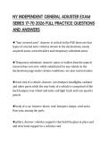 NY INDEPENDENT GENERAL ADJUSTER EXAM SERIES 17-70 2026 FULL PRACTICE QUESTIONS AND ANSWERS