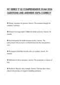 NY SERIES 17-52 COMPREHENSIVE EXAM 2026 QUESTIONS AND ANSWERS 100&percnt; CORRECT