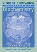 FUNDAMENTALS OF BIOCHEMISTRY LIFE AT THE MOLECULAR