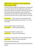 QMB 3602 Final Exam Actual Questions and Answers 2026&period;docx